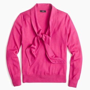 J.Crew Tie-front pullover sweater